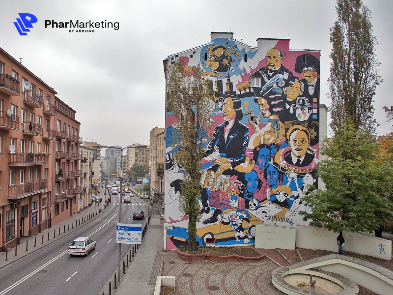 Graffiti là một loại hình mỹ thuật đường phố được sử dụng phổ biến trong chiến lược Outdoor Guerrilla marketing